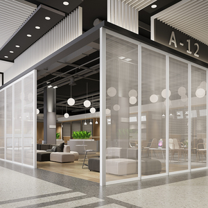 Vách ngăn màn hình riêng tư văn phòng màu trắng 2025 với tường mô-đun Kính cách âm - Product Image 2