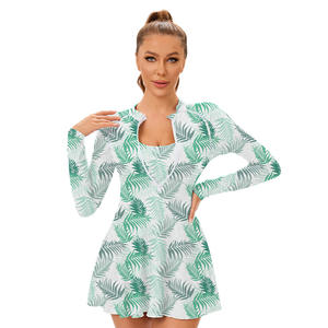 ชุดว่ายน้ำชิ้นเดียวสีพื้นตัดเซ็กซี่สำหรับผู้หญิงชุดชายหาดสไตล์ยุโรปและอเมริกาใหม่ - Product Image 1