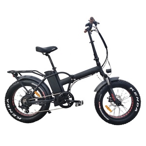 Vélo à neige électrique pour enfants, pneus larges de <span class=keywords><strong>20</strong></span> <span class=keywords><strong>pouces</strong></span>, pliable, suspension, batterie au lithium sans balais, cadre en alliage d'aluminium, 7 vitesses, 60 km - Product Image 1