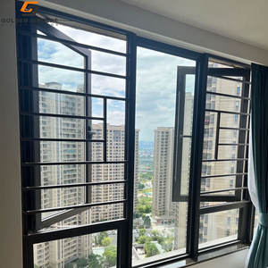 GS High Security <b>Aluminum</b> Anti-Theft Window with Integrated <b>Mesh</b> - Product Image 2