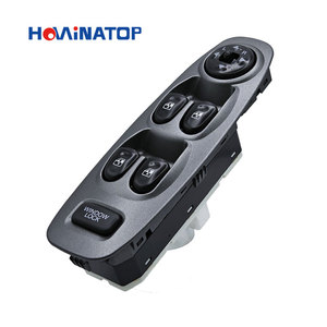 HOWINATOP 93570-25020 pour Hyundai <span class=keywords><strong>Accent</strong></span> 2000 2001 2002 <span class=keywords><strong>2003</strong></span> 2004 2005 Interrupteur de lève-vitre électrique côté conducteur avant gauche gris - Product Image 1