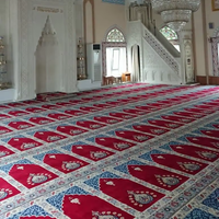 Luxuriöse Moschee-Teppiche, Wand-zu-Wand Bedruckte Nylon-Teppiche, Muslimische Gebetsteppiche