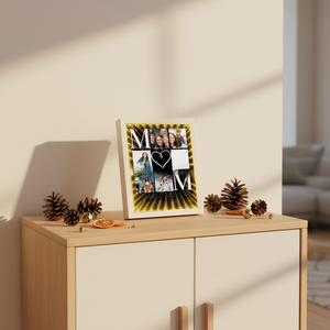 Espejo con Luz <span class=keywords><strong>de</strong></span> Cielo Estrellado, Regalo Creativo para el Día <span class=keywords><strong>de</strong></span> la Madre, Espejo con Foto y Letras, Lámpara <span class=keywords><strong>de</strong></span> Espejo con Efecto <span class=keywords><strong>Abismo</strong></span> Luminoso, Decoración para el Hogar - Product Image 6