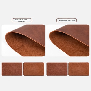 Alfombrilla de Escritorio de Cuero Crazy Horse de Alta Calidad CZFIT, Alfombrilla de Cuero Genuino con Patrón de Cuero, Impermeable y Antideslizante - Product Image 6