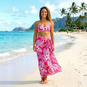 Paréo de plage léger et antistatique en polyester 60 GSM à pois, séchage rapide, pour femme, tenue de villégiature, fabricant sur mesure OEM - Product Image 1