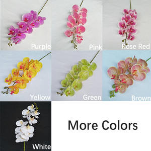 Orchidée Phalaenopsis Artificielle à 9 Têtes Vendue Directement <span class=keywords><strong>d</strong></span>'Usine pour Fêtes, Mariages, Fête des Mères, Noël, Rentrée Scolaire - Product Image 6