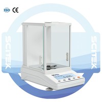 Balance analytique semi-micro SCITEK 0,00001g/0,0001g, capacité 61g, niveau E1, précision 0,001g, mini-balance semi-automatique interne
