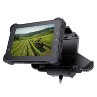 Tableta CANBUS de 7 Pulgadas con Navegación GPS, Android 12, 4G, Voltaje Amplio DC8-36, Compatible con Estación de Acoplamiento Profesional/Conexión M12