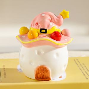 Lelyi ชุดส้อมสแตนเลสลายผีแปลกสำหรับขนมหวานแสนสวยเป็นมิตรต่อครอบครัวส้อมผลไม้ - Product Image 3