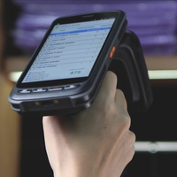 Android 2d pda entrepôt rfid logistique pda lecteur de codes à barres terminal robuste industrie robuste lecteur uhf rfid