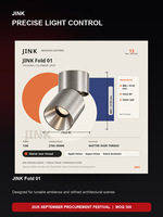 Festival des Achats de Septembre : JINK Fold 01 Matter over Thread Bauhaus Smart Surface Spotlight pour Hôtels et Villas