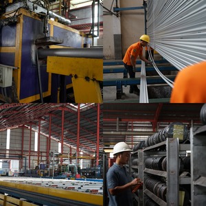 Barra de Extrusión de Aluminio Personalizada 6063-T5 para Invernaderos, Terrazas y Sistemas de Techo de Policarbonato, Fábrica en Indonesia - Product Image 4