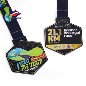 Médaille de sport personnalisée Longzhiyu avec logo, en métal découpé, pour football, basketball, compétition, récompense sportive - Product Image 3