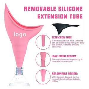Dispositivo de micción reutilizable para mujeres, embudo de orina de silicona de grado alimenticio, higiene femenina, suministros postquirúrgicos para mujeres, urinario portátil - Product Image 2