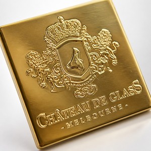 2025 Custom Luxury High Level Waterproof Durable Aluminum Gold Stamping Adhesive Sticker Perfume Wine Candle Photo Frame Craft - Product Image 5