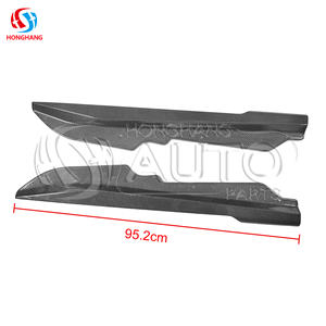 Honghang Auto Sport pièces Kits de carrosserie jupe latérale pour Chevrolet <span class=keywords><strong>Corvette</strong></span> C8 Kits d'accessoires de voiture diffuseur de jupes latérales en fibre de carbone - Product Image 3
