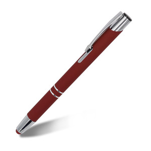 Penna a Sfera in Metallo Sportiva con Stilo Touch Screen per Uso in Palestra - Logo Personalizzato, OEM Disponibile - Product Image 3