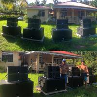 Système de sonorisation professionnel actif CVR Audio, double enceinte 12 pouces, étanche, en contreplaqué, pour extérieur, 1200W, Line Array