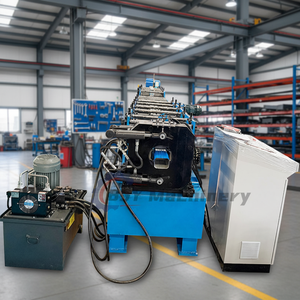 מכונת ייצור מרזבים מגולוונים מפלדה, מכונת עיצוב צינורות מים - Product Image 1