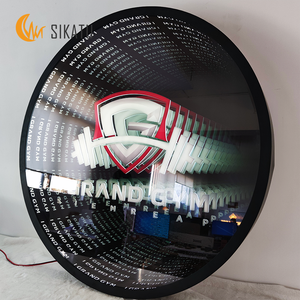 مرآة اللانهاية شاشة ليد ثلاثية الأبعاد علامة إلكترونية مع تأثير انعكاس اللانهاية - Product Image 3