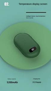2023 YiPin OEM ODM USB recargable reutilizable portátil de bolsillo lindo calentador de manos eléctrico personalizado juegos de regalo banco de energía - Product Image 4