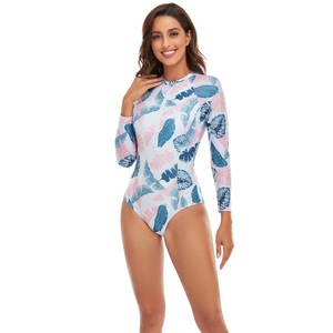 Venta al por mayor Mujeres Surf Rash Vest 2024 Alta calidad Manga larga Protección de secado rápido Rash Guard - Product Image 5