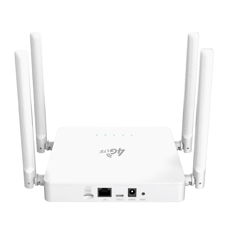 Plery 2.4GHz Wifi6 3G 4G Router India LAN Type-C 4G SIM Card Router 4G Router with SIM Card Slot