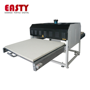 Máquina de Prensa de Calor Plana Automática Eléctrica de Doble Estación para Sublimación y Transferencia de Calor en Camisetas y Prendas - Product Image 1