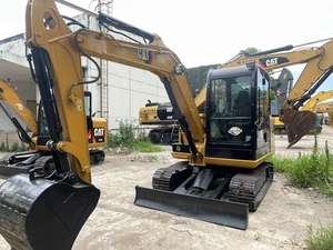 Mini pelle hydraulique d'occasion Caterpillar 5,5 tonnes jaune d'origine CAT 305.5E2 à vendre en Chine - Product Image 6