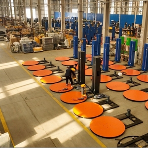 Pallet <strong>Shrink</strong> <strong>Wrap</strong> Semi <strong>Auto</strong> Prestretching Film Packaging Pallet <strong>Shrink</strong> <strong>Wrap</strong> <strong>Machinery</strong> - Product Image 4