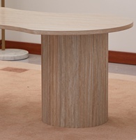 Table basse portable moderne en pierre frittée blanche, best-seller minimaliste pour le salon
