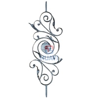 Precio de fábrica, varillas de escalera de hierro forjado con diseño de uvas para cercas, puertas, ventanas, barandillas y escaleras, duraderas contemporáneas