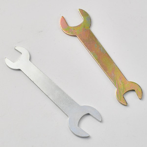 Clé à molette double à extrémités ouvertes en alliage de zinc, hexagonale métrique, qualité industrielle, à mâchoires lisses, pour tiroir, cinq couleurs, argent - Product Image 3