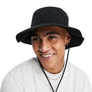 Sombrero de Pescador Personalizado con Logotipo, Verano, Casual, de Terciopelo/Mezclilla, Unisex, Lavable, para Playa, en Varios Colores, con Logotipo Bordado - Product Image 1