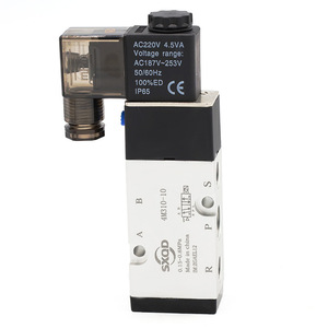 Válvula Solenoide de Cinco Vías y Dos Posiciones Sxqd 4M310 10 A B C E F, Válvula de Control de Aire, Piezas Neumáticas - Product Image 3