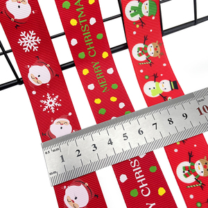 Ruộng băng grosgrain 1 inch tùy chỉnh bán buôn E-Magic, cuộn băng trang trí Giáng sinh, lễ hội - Product Image 3