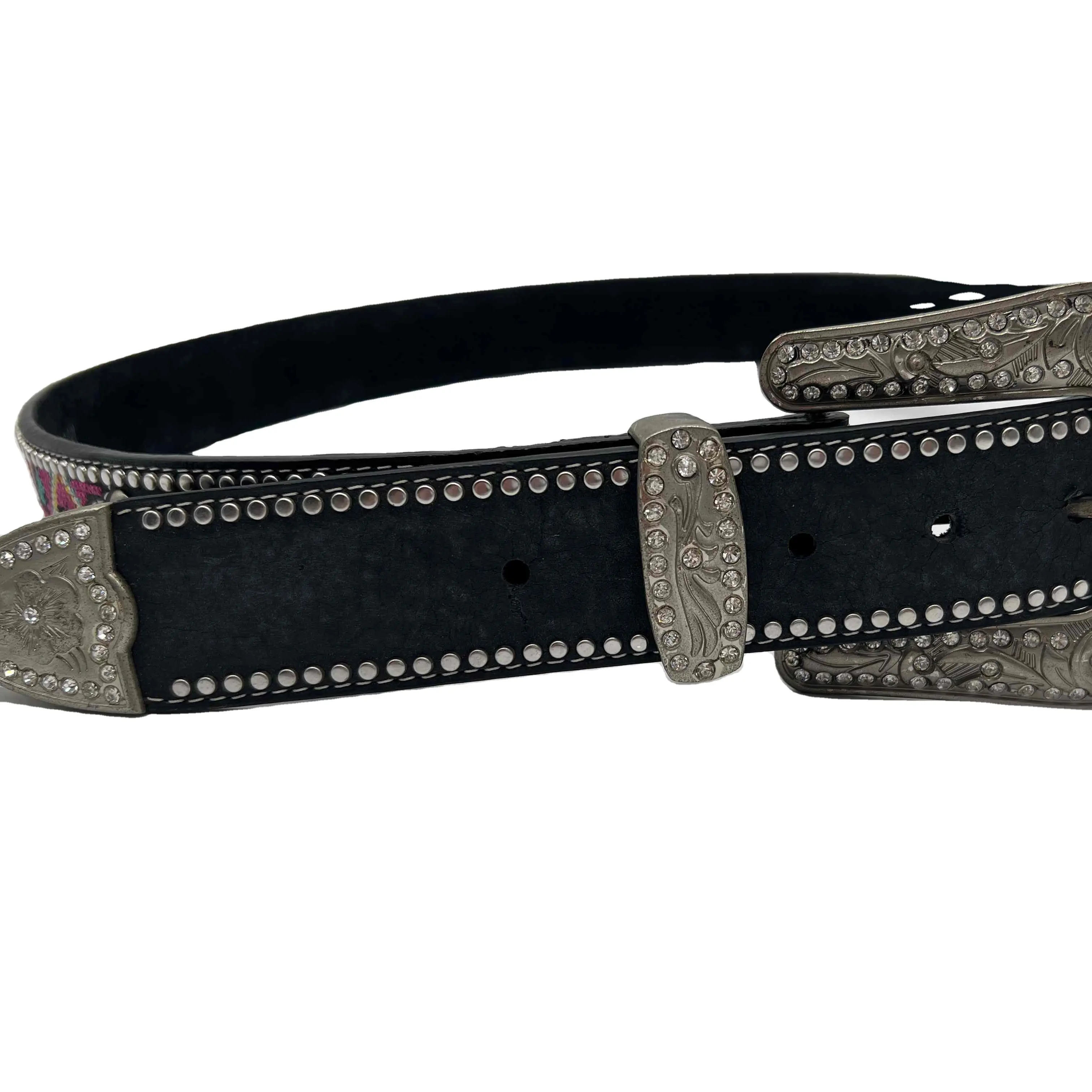 Kulanyane-Cinturón con diamantes de imitación personalizado para hombre, cinturón de cuero genuino con hebilla, talla grande