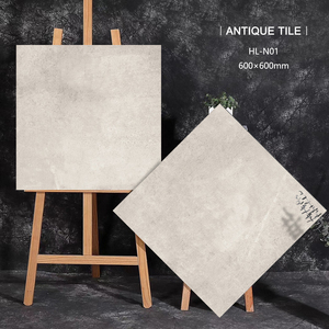 Carrelage en céramique de haute qualité, aspect béton, antidérapant, rustique, mat, carrelage en porcelaine pour sol - Product Image 5
