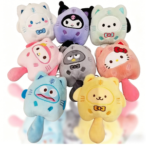 ตุ๊กตาคิตตี้ คุโรมิ อนิเมะ ของสะสม ขนาด 8-15 ซม. ของเล่นตุ๊กตาผ้ากำมะหยี่ ซานริโอ้ - Product Image 1