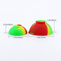 Ensemble d'accessoires de fumée de tabac portables Kit de fumer de voyage Bol d'herbes en silicone