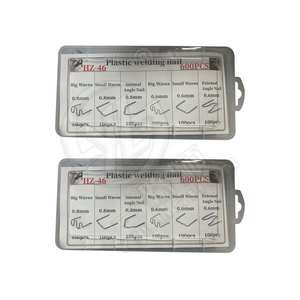 Clous de soudure en plastique Xinyida 600 pièces HZ-46 pour la réparation de pare-chocs automobiles, avec différentes tailles et types, en emballage boîte - Product Image 4