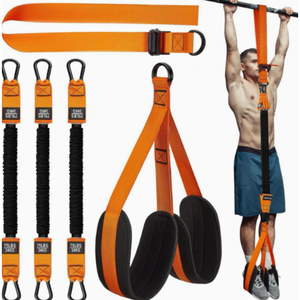 สายรัดออกกำลังกายแบบมีแรงต้านสำหรับช่วยดึงข้อ สายยางยืดออกกำลังกายแบบหนา อุปกรณ์เสริมสำหรับยิม สายรัดออกกำลังกายสำหรับฝึกความแข็งแรง - Product Image 3