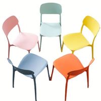 Chaise de salle à manger en plastique moulé monobloc, couleur unie, empilable, pour enfants, événements et réceptions, vente en gros