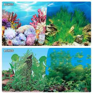 Hersteller <span class=keywords><strong>Aquarium</strong></span> Hintergrund Aufkleber Doppelseitiges <span class=keywords><strong>Aquarium</strong></span> Dekorative Bilder Unterwasser Hintergrund Dekor - Product Image 5