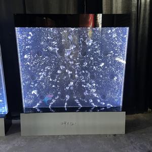 Decoración Acrílica Personalizada, Pantalla de Coco, Fuentes de Pared con Burbujas de Agua LED - Product Image 1