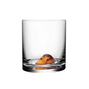 Taza de cristal Highball con diseño de cachorro de animales personalizado de 450mL, regalos de cristal personalizados novedosos y bonitos para amigos y amantes - Product Image 1