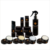 Cire coiffante professionnelle pour barbier, argile capillaire mate, soluble dans l'eau, 100 % naturelle, tenue forte, vegan, marque privée, OEM Runwing