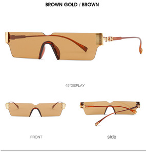 Gafas <span class=keywords><strong>de</strong></span> Sol KD7204 Nuevas <span class=keywords><strong>de</strong></span> Metal, Modernas, con Diseño Rectangular y Colorido - Product Image 2