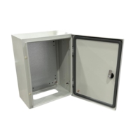 Panneau métallique durable pour boîtiers électroniques et d'instruments, type boîte de distribution