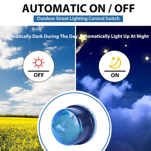 เซ็นเซอร์โฟโตอิเล็กทริก CNRIYA BF652F IP54 สำหรับควบคุมไฟถนน สวิตช์แบบเหนี่ยวนำ 95-305V ระบบควบคุมแสงอัตโนมัติแบบหมุนล็อค  สำหรับกลางวันและกลาง<span class=keywords><strong>คืน</strong></span> ระยะ <span class=keywords><strong>50</strong></span> เมตร สำหรับคอมพิวเตอร์ - Product Image 4